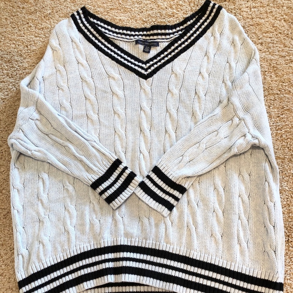 American Eagle light blue sweater